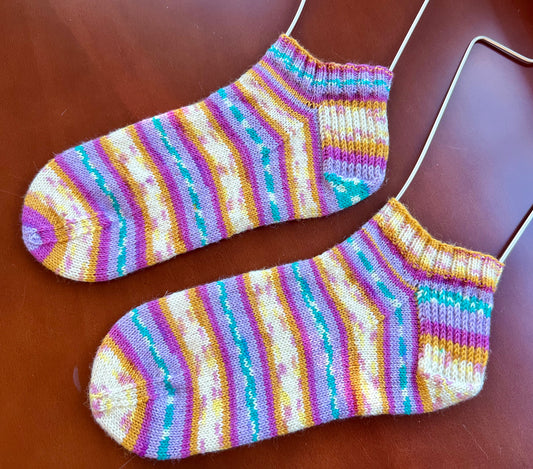 Hand Knit Shortie Socks